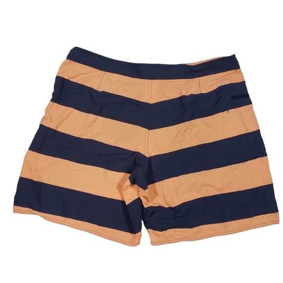Patagonia Striped Board Shorts Swim Trunks Mens Size 38 ACTUAL 39 Preppy Beach - Picture 2 of 12